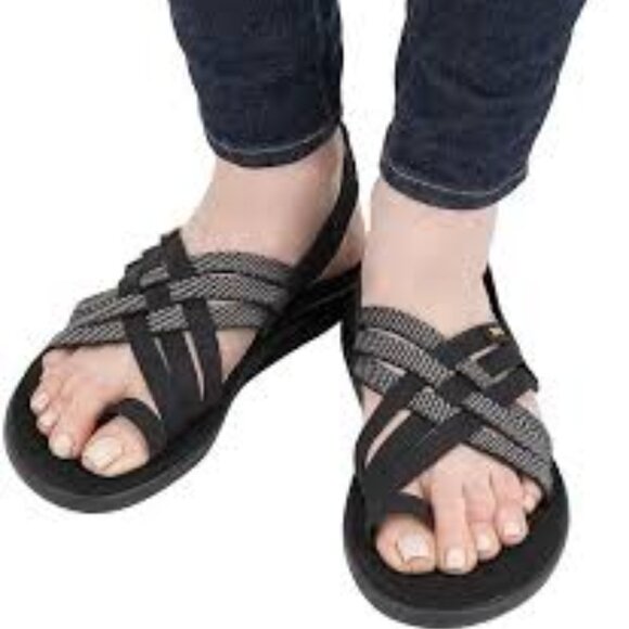 Teva Voya Strappy Sandals in Hera-Black - Size 6 - Picture 14 of 16